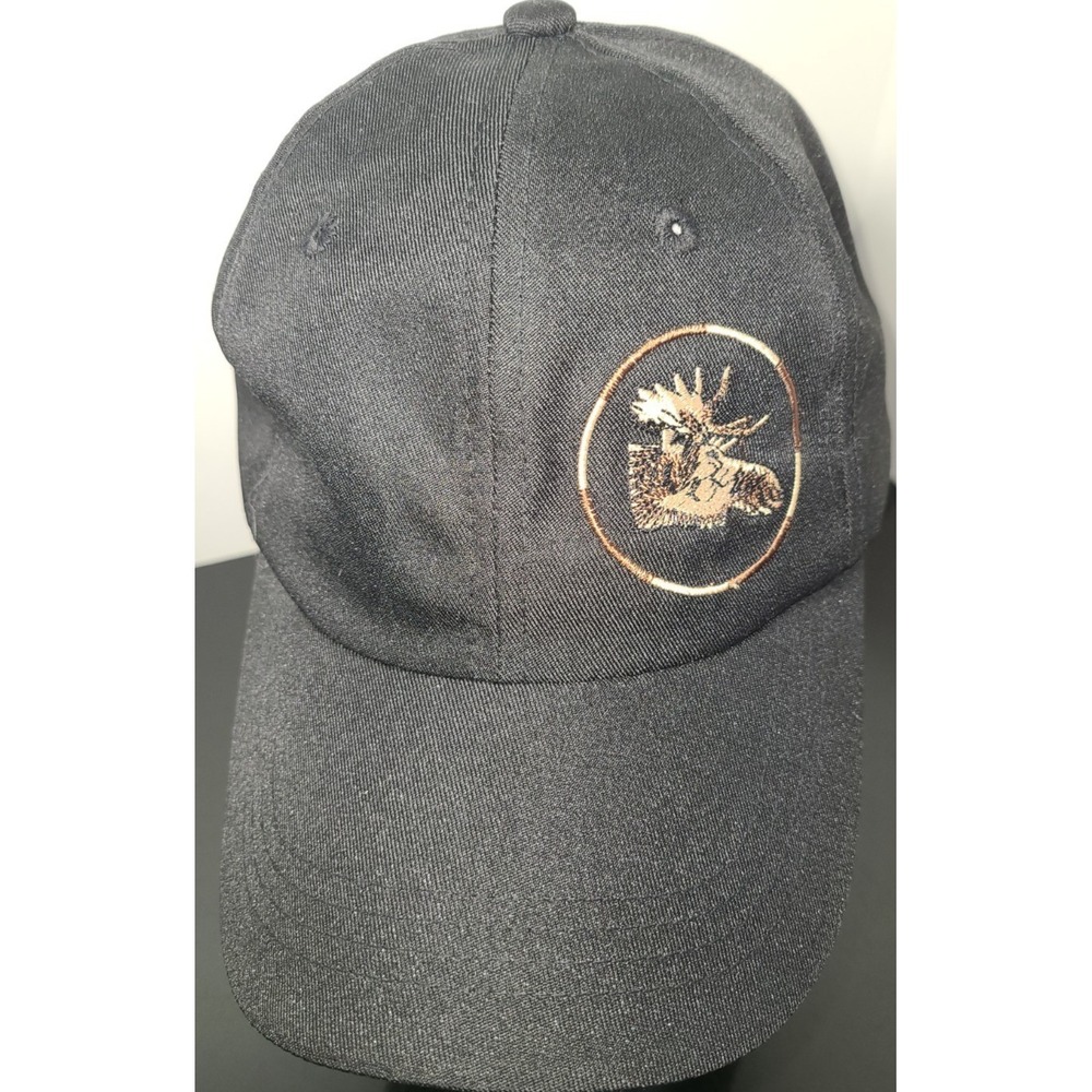 NWOT MOOSEHEAD BEER BEACH GOLF Embroidered DEADSTOCK HAT CAP VINTAGE Black